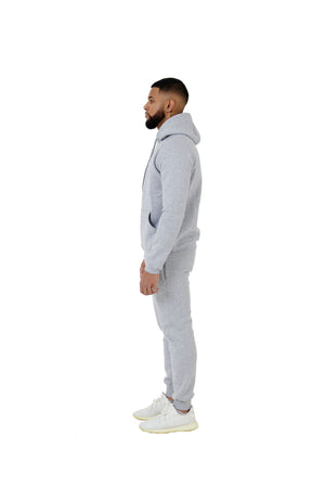 Wholesale Plain Black Slim Fit Hoodie and Black Slim Fit Jogging Bottoms