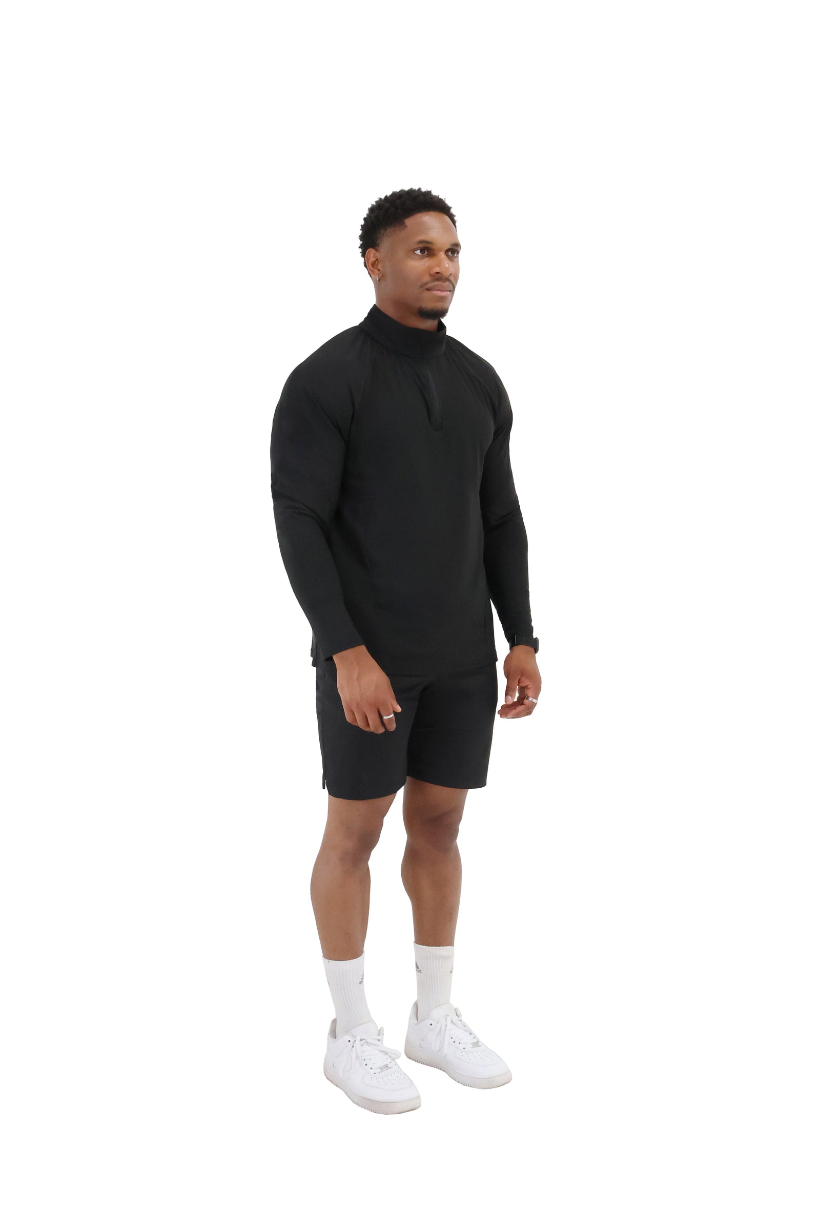 Activewear Quarter Zip black 1