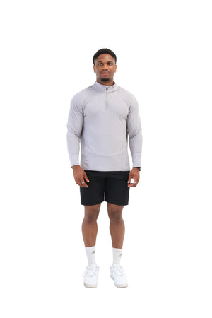 Activewear Quarter Zip grey 2