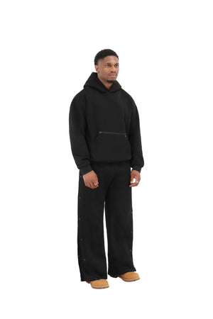 BRND Premium Versatile Tech Hoodie 550gsm black down