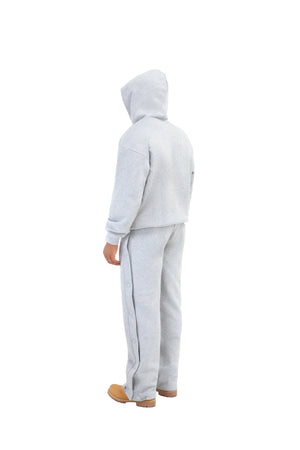 BRND Premium Versatile Tech Hoodie 550gsm grey 6