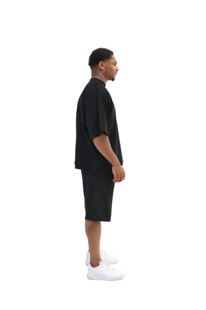 Boxy Fit Oversized T-Shirts- black 8