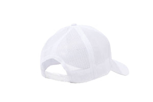 Wholesale White Netted Mesh Snap Back Cap