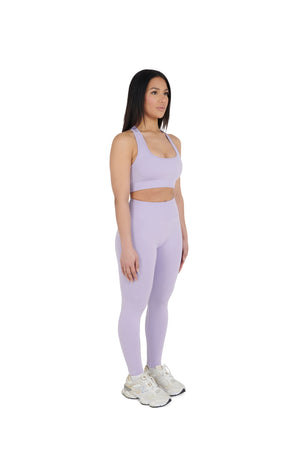 lilac Premium Yoga Thick Strap Bralet