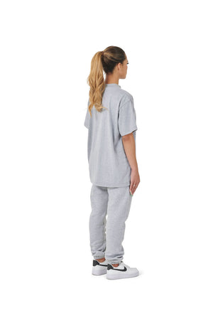 Wholesale Plain Grey Oversized T-shirt and Oversized Plain Grey Jogging Bottoms