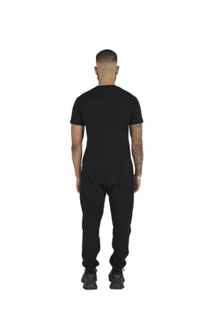 black Essential Regular Fit T shirt 180GSM