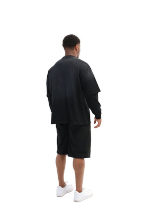 Layered Sunfade Boxy Fit Oversized T-Shirt 320gsm 7