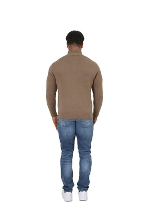 Luxury Silky Wool Knit Quarter Zip