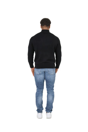 Luxury Silky Wool Knit Quarter Zip