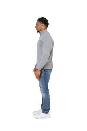 Luxury Silky Wool Knit Quarter Zip