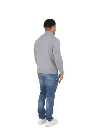 Luxury Silky Wool Knit Quarter Zip