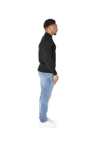 Luxury Silky Wool Knit Long Sleeve Poly Tops