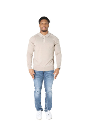 Luxury Silky Wool Knit Long Sleeve Poly Tops