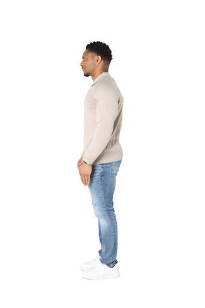 Luxury Silky Wool Knit Long Sleeve Poly Tops