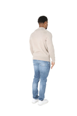 Luxury Silky Wool Knit Long Sleeve Poly Tops