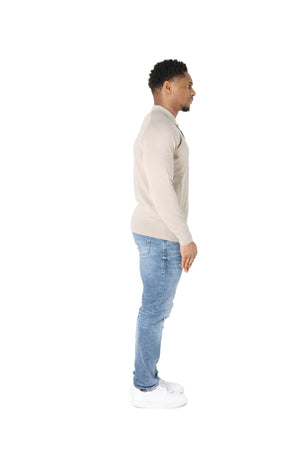 Luxury Silky Wool Knit Long Sleeve Poly Tops