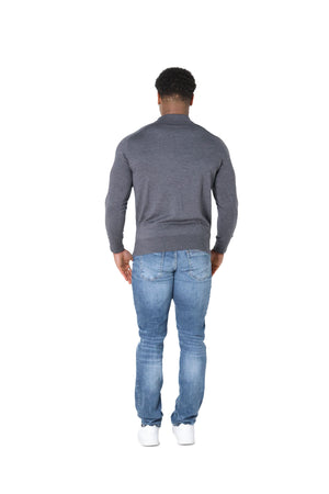 Luxury Silky Wool Knit Long Sleeve Poly Tops