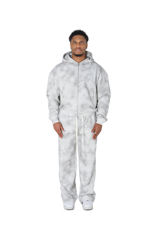 Grey Sunfade Cloud Hoodies