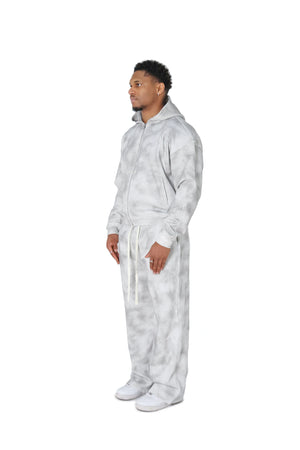 Grey Sunfade Cloud Hoodies