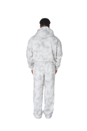 Grey Sunfade Cloud Hoodies