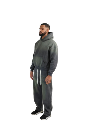 Vintage Sunfade Oversized Wide Leg Joggers grey