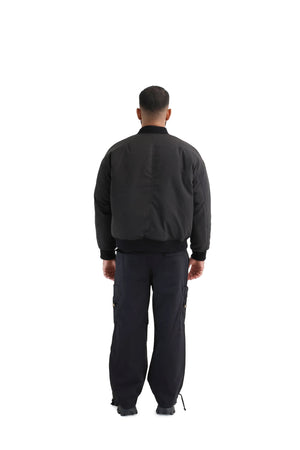 Cropped Bomber Jacket