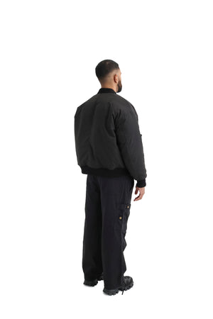 Cropped Bomber Jacket