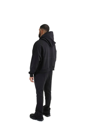 Oversized Flared Joggers 420GSM black