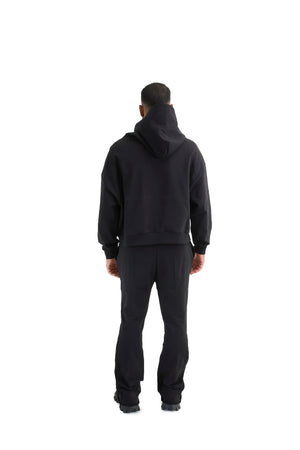 Oversized Flared Joggers 420GSM black
