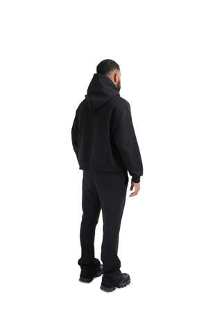 Oversized Flared Joggers 420GSM black