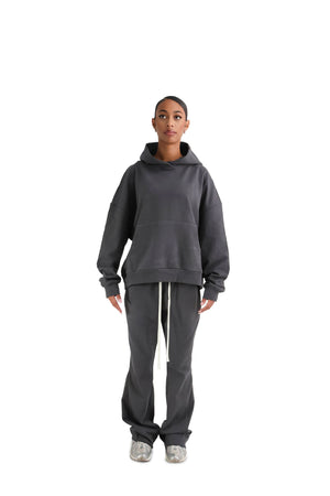 Oversized Flared Joggers 420GSM grey