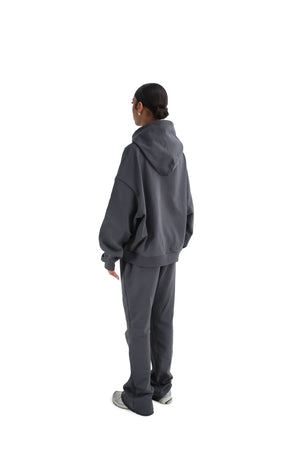 Oversized Flared Joggers 420GSM grey