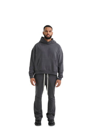 Oversized Flared Joggers 420GSM grey