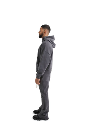 Oversized Flared Joggers 420GSM grey