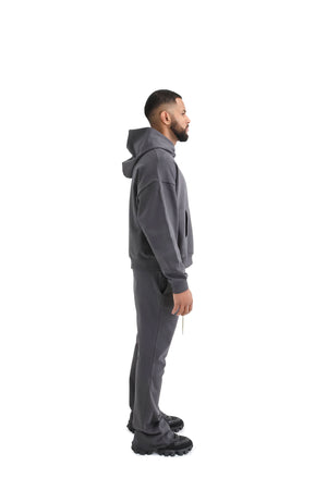 Oversized Flared Joggers 420GSM grey