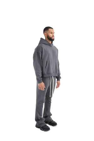 Oversized Slightly Cropped Hoodie 420GSM grey