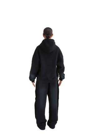 Distressed Acid Wash Stud Hoodies 400GSM