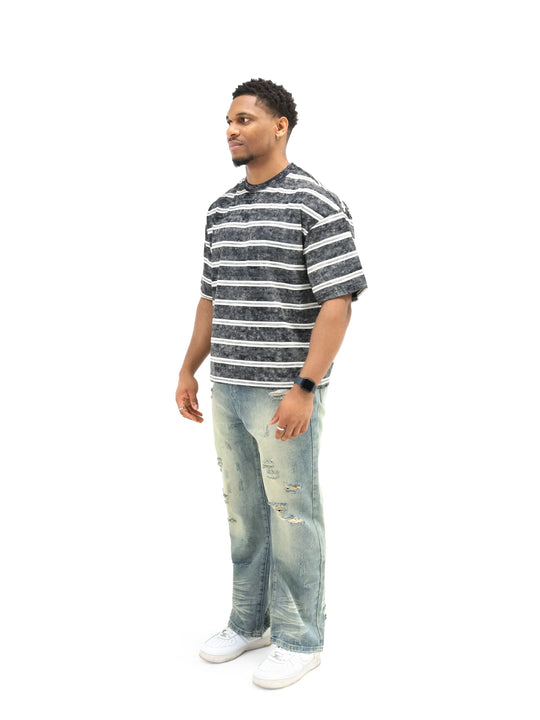 Baggy Distressed Denim Jeans