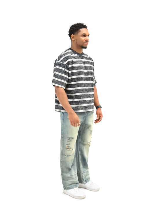 Baggy Distressed Denim Jeans
