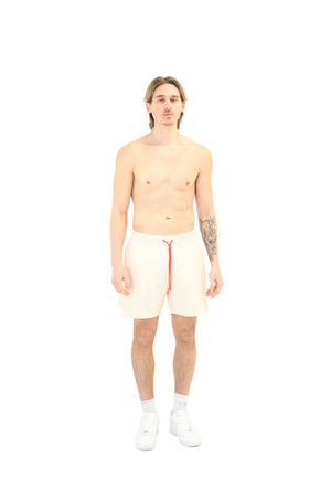 Oversized Swim Shorts cream 2