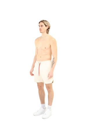 Oversized Swim Shorts cream 3