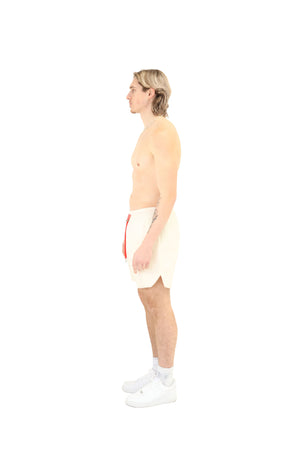 Oversized Swim Shorts cream 4