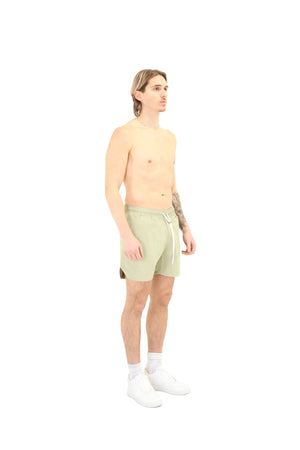 Oversized Swim Shorts khaki 1