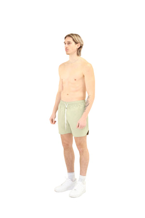 Oversized Swim Shorts khaki 3