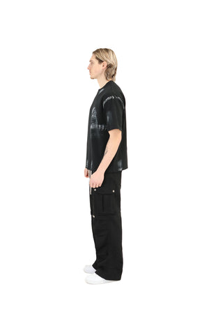 Paint Stroke Oversized T-Shirt 240GSM black 4
