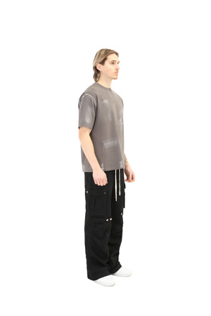 Paint Stroke Oversized T-Shirt 240GSM grey 1
