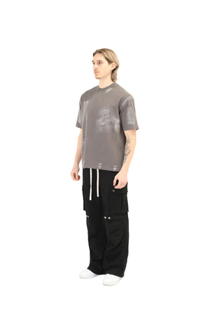 Paint Stroke Oversized T-Shirt 240GSM grey 3