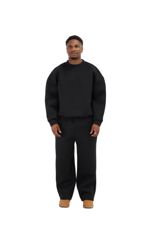 Scuba Oversized Sweater 450gsm black 2