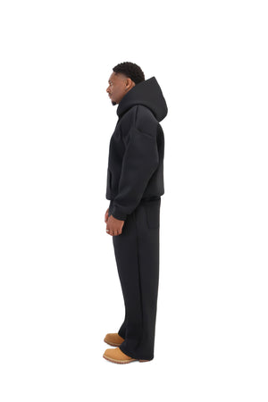 Scuba Wide Leg Joggers 450gsm black 4