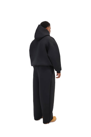 Scuba Wide Leg Joggers 450gsm black 7